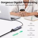 Ugreen Type Usb C Hub Usb C 3.1 To 4k Hdmi Rj45 Pd 100w Charge Otg Adapter Usb C Dock For Macbook Air Pro Pc Usb 3.0 Hub