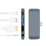 Ajiuyu USB C Hub to Multi USB3.0 HDMI Adapter Dock for Microsoft Surface Go2 Pro7 Book 3/2 LAP3 USB-C Splitter Port