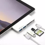 Ajiuyu USB C Hub to Multi USB3.0 HDMI Adapter Dock for Microsoft Surface Go2 Pro7 Book 3/2 LAP3 USB-C Splitter Port