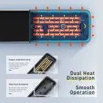 Baseus M2 Ssd Case M.2 To Usb Type C 3.0 Ssd Enclosure Hard Drive Box Adapter 5gbps Ssd Hard Disk Enclosure Case