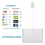 Lightning Hdmi Cable Usb 3.0 Pd Camera Av Adapter Foriphone Se Xs Xr 11pro Ipad