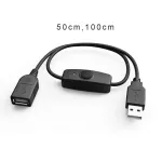 Data Sync Usb 2.0 Extender Cord Usb Extension Cable With On Off Switch Led Indicator For Raspberry Pi Pc Usb Fan Led Lamp