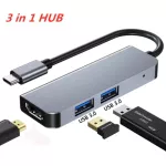 Usb C Dock Adapter Usb Type C Hub To Hdmi-Compatible Usb 3.0 Pd Sd/tf Jack Audio Samsung Dex For Macbook Asus Multi Usb Splitter