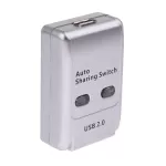 2 Ports Auto Printer Sharing Switch Hub Box Abs High Speed Support Window 7