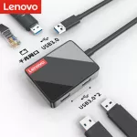 Lenovo Usb 3.0 Hub Multi Usb3.0 Rj45 1000mbs Adapter Dock For Microsoft Surface Lap Go Pro Computer Accessories Splitter Port