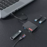 Lenovo Usb 3.0 Hub Multi Usb3.0 Rj45 1000mbs Adapter Dock For Microsoft Surface Lap Go Pro Computer Accessories Splitter Port