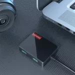 Lenovo Usb 3.0 Hub Multi Usb3.0 Rj45 1000mbs Adapter Dock For Microsoft Surface Lap Go Pro Computer Accessories Splitter Port