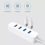 New Xiaomi Usb3.0 Hub Adapter 4 Universal Port 350mb/s Usb 3.0 Gigabit Adapter Hub Docking Station For Tablet Computer Lap