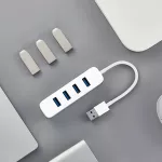 New Xiaomi Usb3.0 Hub Adapter 4 Universal Port 350mb/s Usb 3.0 Gigabit Adapter Hub Docking Station For Tablet Computer Lap