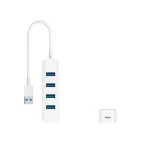 New Xiaomi Usb3.0 Hub Adapter 4 Universal Port 350mb/s Usb 3.0 Gigabit Adapter Hub Docking Station For Tablet Computer Lap