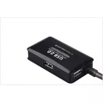 1pcs Usb2.0 4 Ports Hub With 5m/10m/15m/20m Cable Signal Amplifier For Lap Ultrabook New For Windows Xp