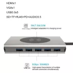 Usb Type C Hub Usb 3.0 Type-C Hub To Hdmi Adapter 4k Thunderbolt 5 Usb C Hub With Tf Sd Reader Slot Pd For Macbook Pro/air