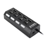 4 Ports/7 Ports Led Usb 2.0 Adapter Hub Power On/off Switch For Pc Lap Switches Adapter Cable Splitter For Pc Lap