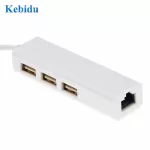 Usb C To Ethernet Adapter With Type C Usb 3.1 Hub 3 Ports Rj45 Network Card Lan Adapter For Macbook Usb-C Type