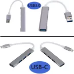 Usb C Hub 3.0 Type C 3.1 4 Port Multi Splitter Adapter Otg For Lenovo Xiaomi Macbook Pro 13 15 Air Pro Pc Computer Accessories