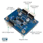 Xt-Xinte Usb 2.0 9pin Header 1 To 2 Extension Hub Splitter Adapter-Converter Mb Usb 2.0 Male To 2 Male-30cm 9-Pin Cable