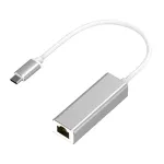 Chielecnal Usb C 3.1 Gigabit Ethernet Rj45 Lan Adapter Usb Type C To Usb 3.0 Hub 10/100/1000 Network Card For Macbook Chromebook