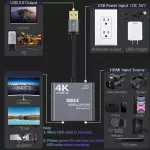 50% Off 4k 1080p Hdmi-Compatible To Usb 3.0 Video Audio Loop Out Hd 1080p60 Capture Card Adapter