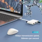 Usb Type C Hub With Hdmi-Compatible Vga Pd Charge Sd Card Reader Usb-C Hub For Macbook Pro Huawei Matebook Lap Accessories