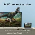 Usb Type C Hub With Hdmi-Compatible Vga Pd Charge Sd Card Reader Usb-C Hub For Macbook Pro Huawei Matebook Lap Accessories