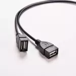Jetting Usb 2.0 A Male To 2 Dual Usb Female Jack Y Splitter Hub Charger Power Cord Adapter Cable For 2.5" Hard Disk Hdd