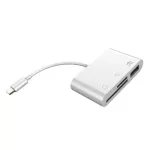 3 In1 Type C To Usb 2.0/sd/tf Memory Card Reader Otg Hub Adapter Otg Hub Adapter For Macbook-Pro High Date Transfer Speed