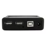 New Vertical 7-Port Usb 2.0 Usb Hub High Speed One And Usb Seven Hub Black Power Splitter Supply Seat With Ports Base V1u7