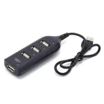 High Speed ​​Micro Mini 4 Ports 2.0 USB Hub Splitter Adapter for Lap PC Notebook Receiver Computer Peripherals Accessories