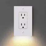 Wall Outlet Cover With Led Night Lights Electrical Outlet Wall Plate With Led Night Lights For Home Decor Fku66