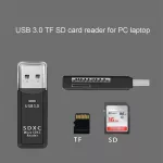2in1 Usb 3.0 High Speed Adapter Micro Sd Tf Sd Memory Card Reader For Pc Lap