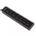 7 Ports High Speed ​​USB HUB 480 Mbps USB 2.0 HUB on/Off Switch Hub USB SPLAS PC LAP Computer Peripherals Accessories