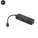 Usb 3.0 Hub Hab Type C To Rj45 Ethernet Network Adapter 1000 Mbps Usb 3.1 To 3 Ports Usb 3.0 Usb Hub Splitter For Macbook Pro