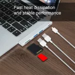 Usb Type C Hub For Macbook Usb-C Dock Adapter Thunderbolt With Micro Sd/tf Reader Slot For Mac Bookpro Usb C Hub