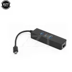 Usb 3.0 Hub Hab Type C To Rj45 Ethernet Network Adapter 1000 Mbps Usb 3.1 To 3 Ports Usb 3.0 Usb Hub Splitter For Macbook Pro