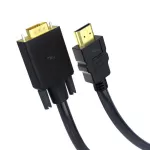 1.8m 3m Hdmi Cable Hdmi To Vga 1080p Hd With Audio Adapter Cable Chb033