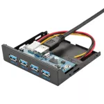Pci-E To 4 Ports Usb 3.0 Pc Front Panel Usb Expansion Card Pcie Usb Adapter Usb3.0 Front Panel Bracket Pci Express