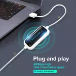 High Speed Usb Pc To Pc Online Share Sync Link Net Direct Data File Transfer Bridge Cable Easy Copy Line Between 2 Computer