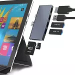 Usb C Hub Type C Hub For Microsoft Surface Pro 4 /pro 5 /pro 6 Adapter Dock With Usb 3.1 To Hdmi 4k 1000mb Rj45 Pd Usb Splitter