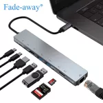 Type C To Hdmi Hub Usb C 4k Pd 5a 87w Dock Rj45 Lan Usb 3.1 Splitter Usb-C Power Delivery Sd Tf Card Reader For Macbook Air Pro