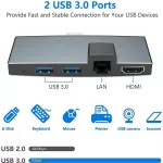 Usb C Hub Type C Hub For Microsoft Surface Pro 4 /pro 5 /pro 6 Adapter Dock With Usb 3.1 To Hdmi 4k 1000mb Rj45 Pd Usb Splitter