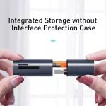 Baseus Usb 3.0 Double Card Reader High Speed Micro Sd Tf Flash Card Adapter For Lap 2 In 1 Otg Type C To Memory Card Reader