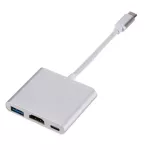 USB C Hub to HDMI-ComPATIBLE for MacBook Pro/Air Thunderbolt 3 USB Type C Hub to HDMI-Compaible USB 3.0 Port USB-C POWER