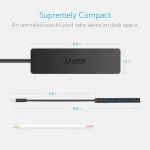 Anker 4-Port Usb 3.0 Ultra Slim Data Hub For Macbook Mac Pro/mini Imac Surface Pro Xps Notebook Pc Usb Flash Drives Etc