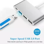 Usb-C Hub With Type C Usb 3.0 Usb 2.0 For - Macbook Pro 13/15/16 Mac Multiport 50w Pd Charging Connecting Adapter