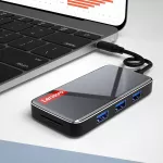 Lenovo Usb C Type-C Hub To Hdmi Rj45 Card Reader Multi Usb3.0 Pd Adapter Accessories For Dock Splitter Lap Tablet Pc