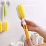 2 times thick, sponge, washing bottles and sponge Two -tone bottle brush