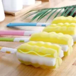 2 times thick, sponge, washing bottles and sponge Two -tone bottle brush