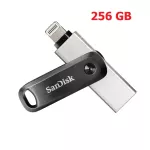 Sandisk iXpand Flash Drive Go 256GB SDIX60N-256G-GN6NE แฟลชไดร์ฟสำหรับ iPhone และ iPad