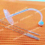 Length tube brush 17.5 cm. Fine bristles Brush used to wash the tube to suck Sitting pipe washing brush