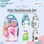 Dr. Phillips Flashing Timer Kids, a flashing toothbrush with a cartoon saliva, training for children to brush their teeth in bright colors.